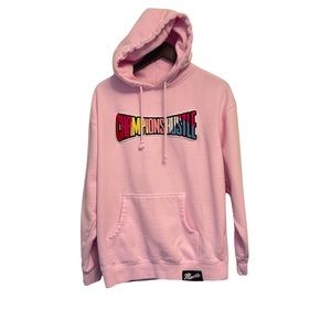 Hastamuerte pink champions hustle hoodie size L